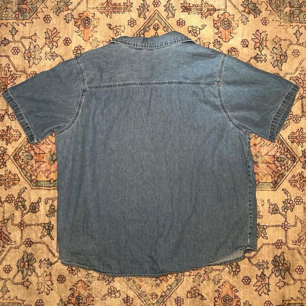 Vintage 2000 Looney Tunes Chambray‎ Shirt (22W/24W) - Picture 3 of 3